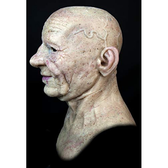 Máscara de Silicone Realista Velho Tio Marvi Luxo Máscara de Silicone Realista Velho Tio Marvi Luxo