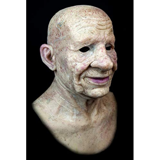 Máscara de Silicone Realista Velho Tio Marvi Luxo Máscara de Silicone Realista Velho Tio Marvi Luxo