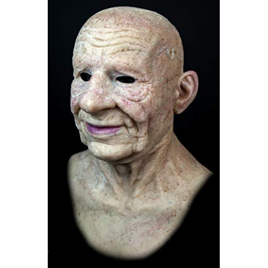 Máscara de Silicone Realista Velho Tio Marvi Luxo Máscara de Silicone Realista Velho Tio Marvi Luxo