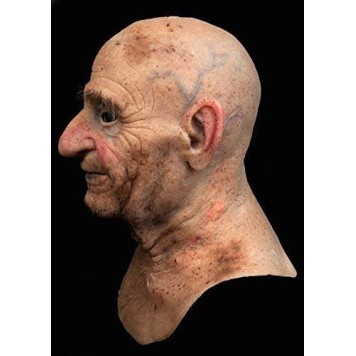 Máscara de Silicone Realista Velho Tio Rob Luxo