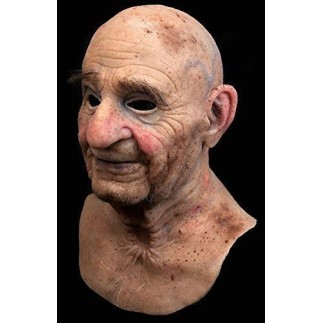 Máscara de Silicone Realista Velho Tio Rob Luxo