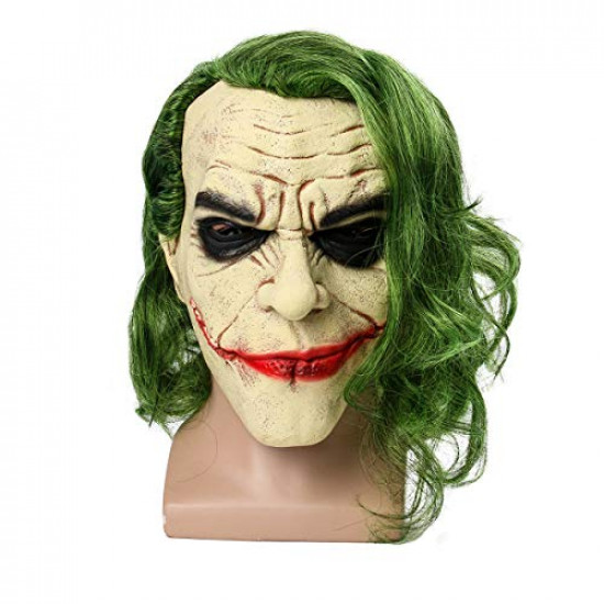 Máscara do Coringa Adulto Batman Cavaleiro das Trevas Total Máscara do Coringa Adulto Batman Cavaleiro das Trevas Total