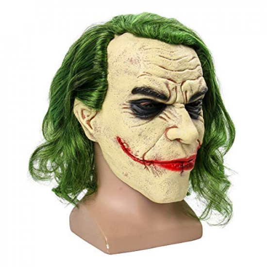 Máscara do Coringa Adulto Batman Cavaleiro das Trevas Total Máscara do Coringa Adulto Batman Cavaleiro das Trevas Total