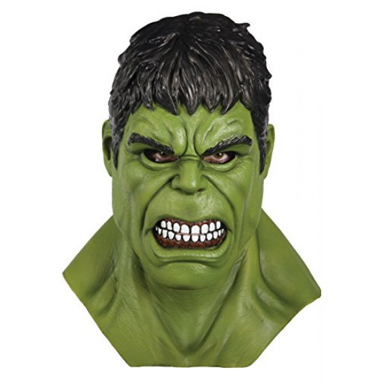 Máscara do Hulk de Vinil dos Vingadores Elite Máscara do Hulk de Vinil dos Vingadores Elite