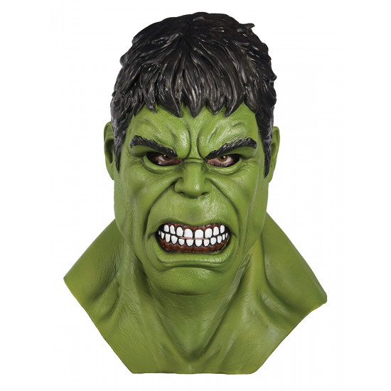 Máscara do Hulk de Vinil dos Vingadores Elite Máscara do Hulk de Vinil dos Vingadores Elite
