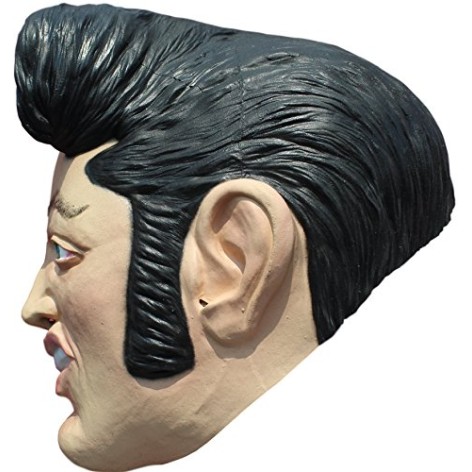 Máscara Elvis Presley Adulto Luxo Máscara Elvis Presley Adulto Luxo