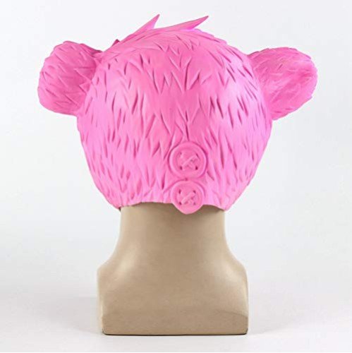 Máscara Fortnite Urso Rosa Adulto Clássica Máscara Fortnite Urso Rosa Adulto Clássica