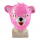 Máscara Fortnite Urso Rosa Adulto Clássica