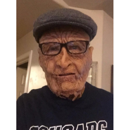 Máscara Homem Velho Vovô Luxo Máscara Homem Velho Vovô Luxo