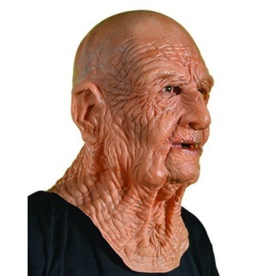 Máscara Homem Velho Vovô Luxo Máscara Homem Velho Vovô Luxo