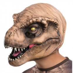 Máscara Jurassic Park O Mundo dos Dinossauros TRex Infantil
