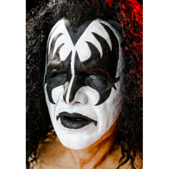 Máscara Kiss Gene Simmons Demon Luxo Elite Colecionador Máscara Kiss Gene Simmons Demon Luxo Elite Colecionador