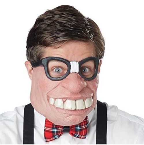 Máscara Nerd Geek Adulto Máscara Nerd Geek Adulto