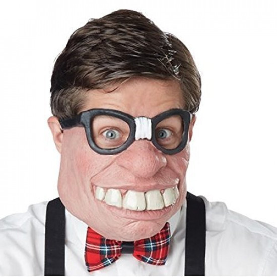 Máscara Nerd Geek Adulto Máscara Nerd Geek Adulto