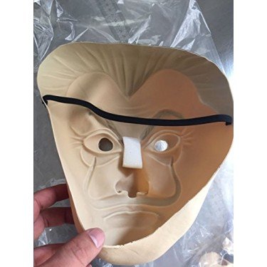 Máscara Salvador Dalí La Casa De Papel Látex Máscara Salvador Dalí La Casa De Papel Látex