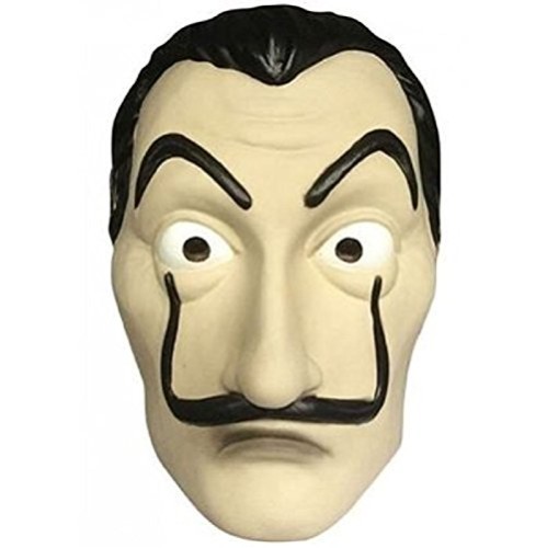 Máscara Salvador Dalí La Casa De Papel PVC Máscara Salvador Dalí La Casa De Papel PVC