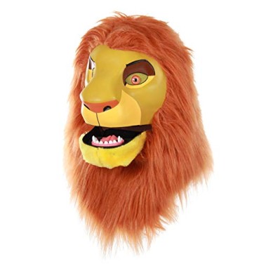 Máscara Simba Rei Leão Adulto Máscara Simba Rei Leão Adulto