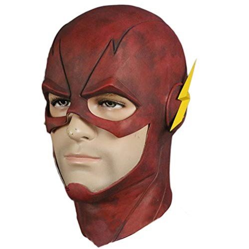 Máscara The Flash Luxo Vermelho Cosplay Máscara The Flash Luxo Vermelho Cosplay