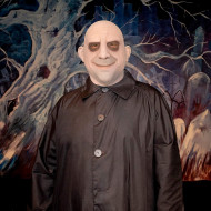 Máscara Tio Fester Adulto Família Addams