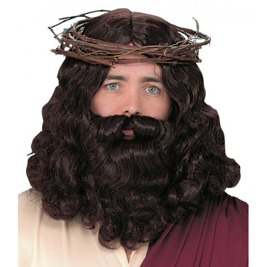Peruca Barba e Bigode de Jesus Peruca Barba e Bigode de Jesus
