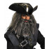 Peruca e Barba do Pirata Barba Negra Piratas do Caribe