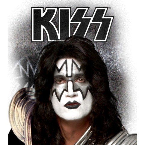 Peruca Kiss Spaceman Luxo Adulto Peruca Kiss Spaceman Luxo Adulto