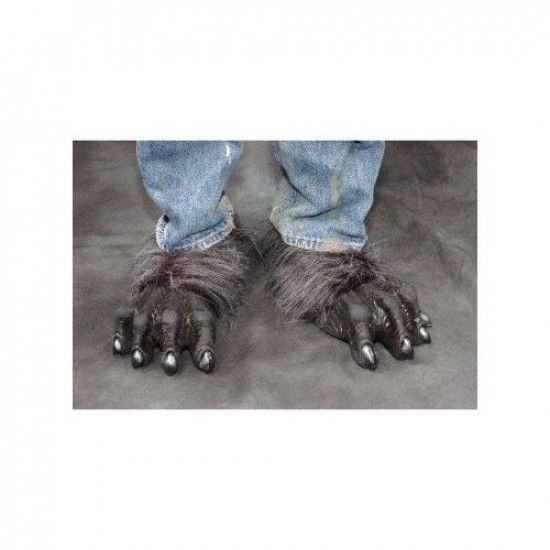 Pés Patas Fera Bela e a Fera Luxo Cinza