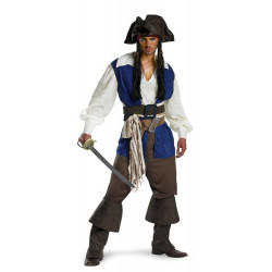 Piratas do Caribe Fantasia Adulto Capitão Jack Sparrow