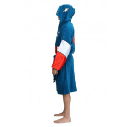 Roupão do Capitão América Adulto Luxo