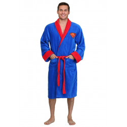 Roupão do Super Homem Adulto Luxo