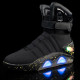 Tênis de Volta para o Futuro Marty Mcfly com Luz Preto Tênis de Volta para o Futuro Marty Mcfly com Luz Preto