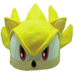 Touca Chapéu do Sonic the Hedgehog Super Luxo Amarela