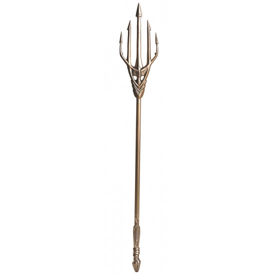 Tridente Dourado Aquaman Adulto Luxo Novo