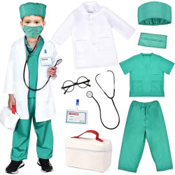 Fantasia Infantil Médico Luxo