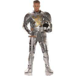 Fantasia Armadura Guerreiro Medieval Adulto