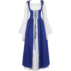 Fantasia Camponesa Vitoriana Medieval Adulto Feminino