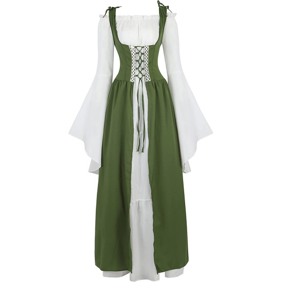 Fantasia Camponesa Vitoriana Medieval Adulto Feminino