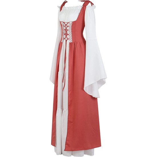 Fantasia Camponesa Vitoriana Medieval Adulto Feminino