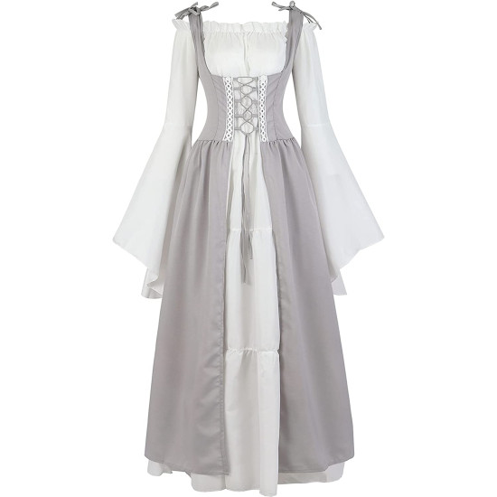 Fantasia Camponesa Vitoriana Medieval Adulto Feminino