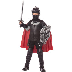 Fantasia Cavaleiro Guerreiro Medieval Infantil Luxo