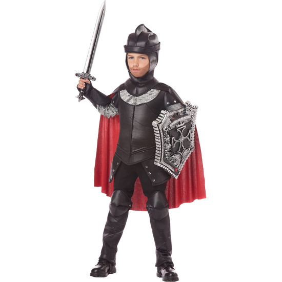 Fantasia Cavaleiro Guerreiro Medieval Infantil Luxo