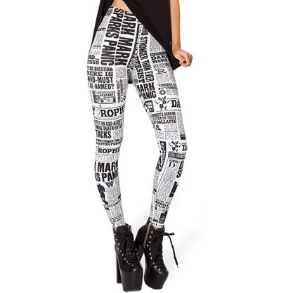 Legging Jornal Notícias Adulto Feminino Legging Jornal Notícias Adulto Feminino