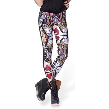Legging Rei de Copas Adulto Feminino Legging Rei de Copas Adulto Feminino