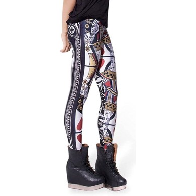 Legging Rei de Copas Adulto Feminino Legging Rei de Copas Adulto Feminino