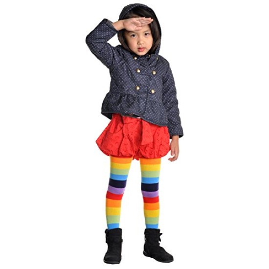 Meia Calça Infantil Colorida (6 unidades)