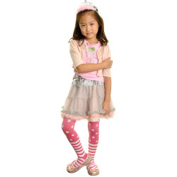 Meia Calça Infantil Colorida (6 unidades)