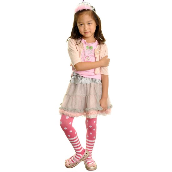 Meia Calça Infantil Colorida (6 unidades)