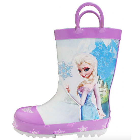 Bota Elsa Frozen Borracha Infantil