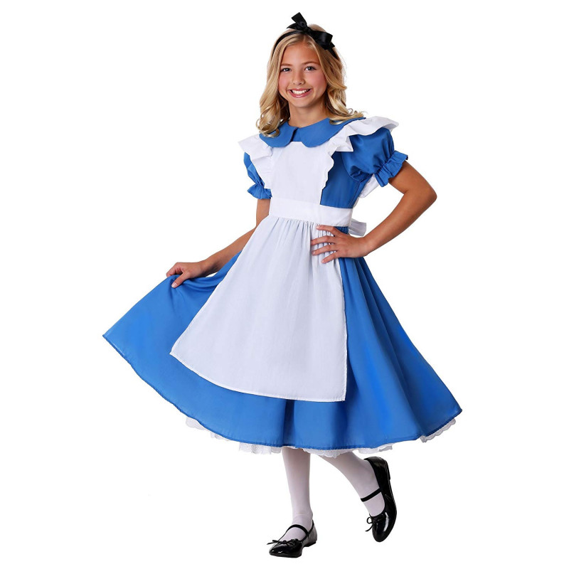 roupa da alice no pais das maravilhas infantil