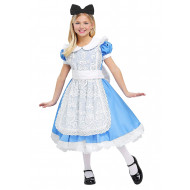 Fantasia Alice no País das Maravilhas Infantil Elite